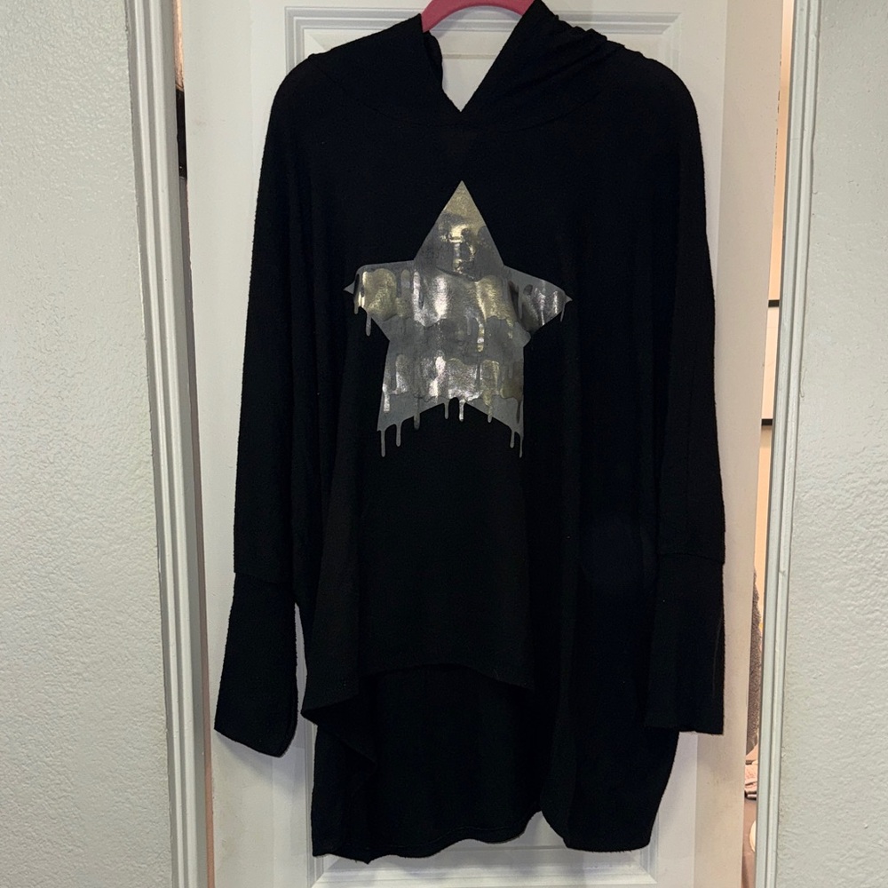 Black Star Hoodie for Kids